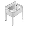 Lavelli Tubolari Serie 600 Inox Line ACA S/Ripiano
